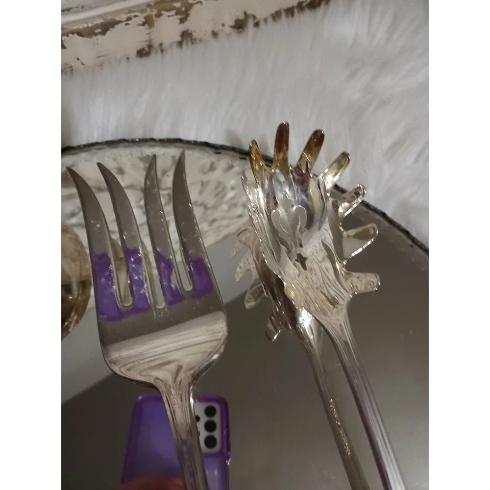 Gorham Heritage Silver Plate serving utensils